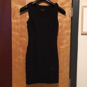 Textured bodycon dress